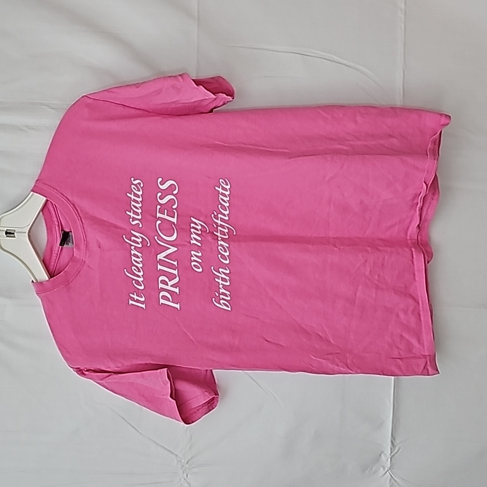 Pink Princess Tee Women's M